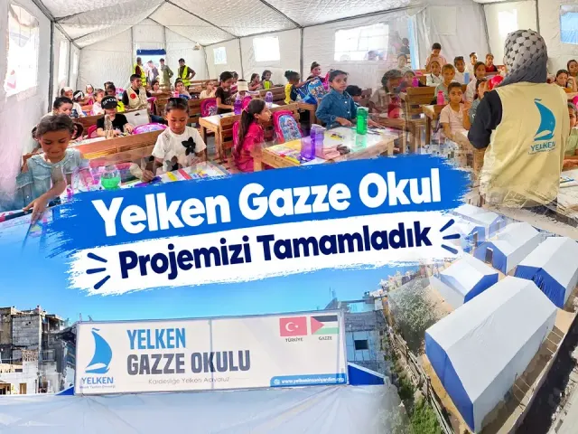 Yelken Gazze Okul Projemizi Tamamladık